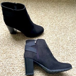 A New Day- size 7.5 black suede boot